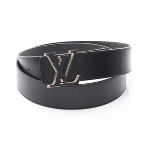 Louis Vuitton LV Optic Belt, Leather, Men's, Black/Gray, M0226S